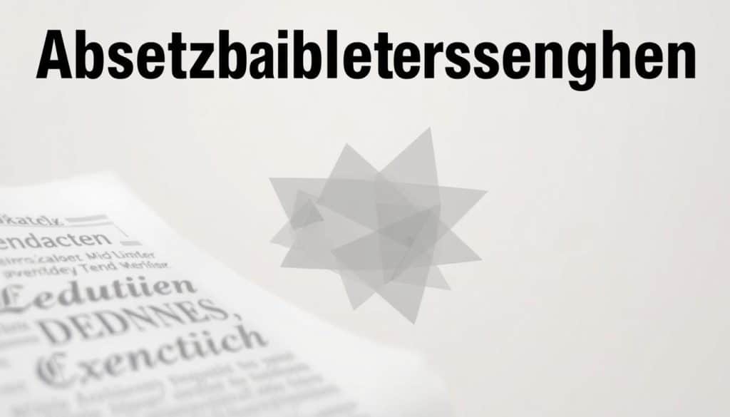 Absetzbarkeitsgrenzen