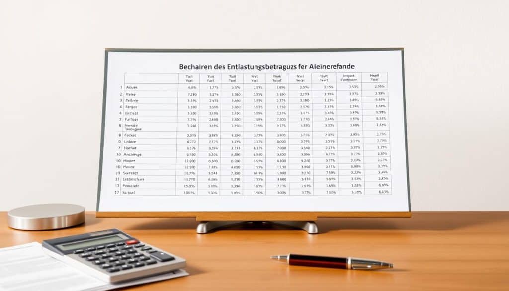 Entlastungsbetrag Berechnung
