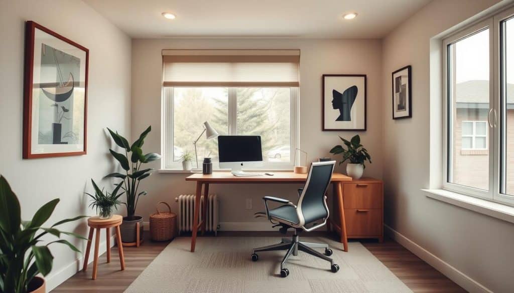 Erfolgreich abgesetztes Arbeitszimmer