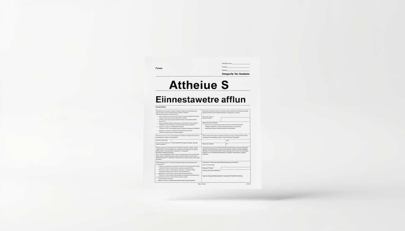 Erklärung Begriff "Anlage S" für ein Steuer Lexikon
