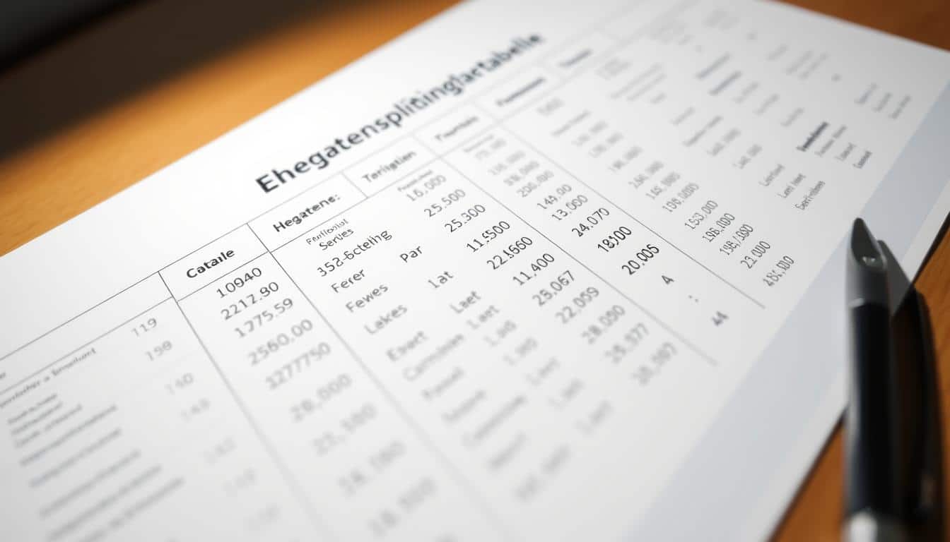 Erklärung Begriff "Splittingtabelle Einkommensteuer" für ein Steuer Lexikon