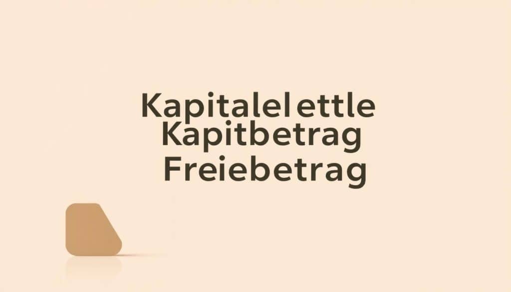 Kapitalerträge Freibetrag