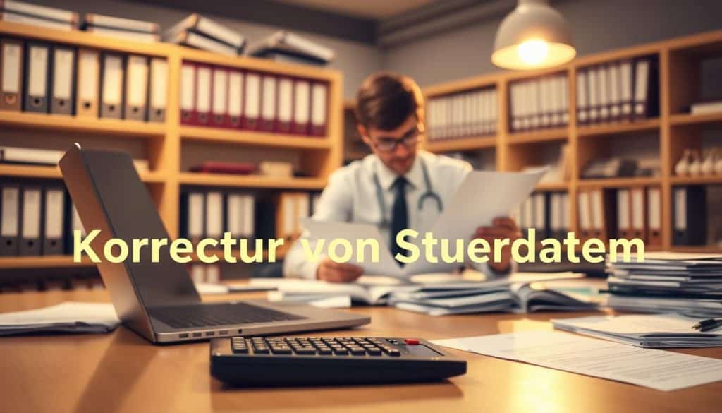 Korrektur von Steuerdaten