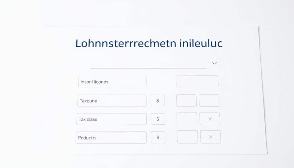Lohnsteuerrechner Einführung