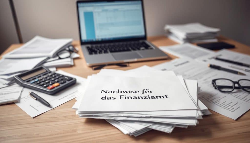 Nachweise für das Finanzamt
