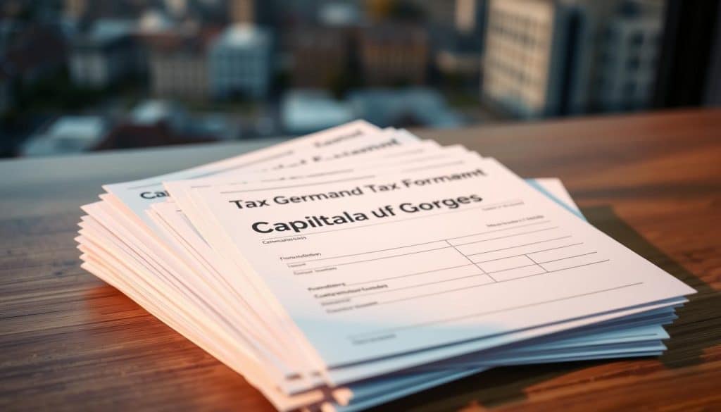 Steuerformulare für Kapitalerträge