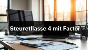 Was bedeutet Steuerklasse 4 mit Faktor?