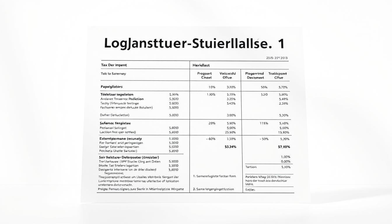 Wieviel Prozent Lohnsteuer zahlt man bei Steuerklasse 1